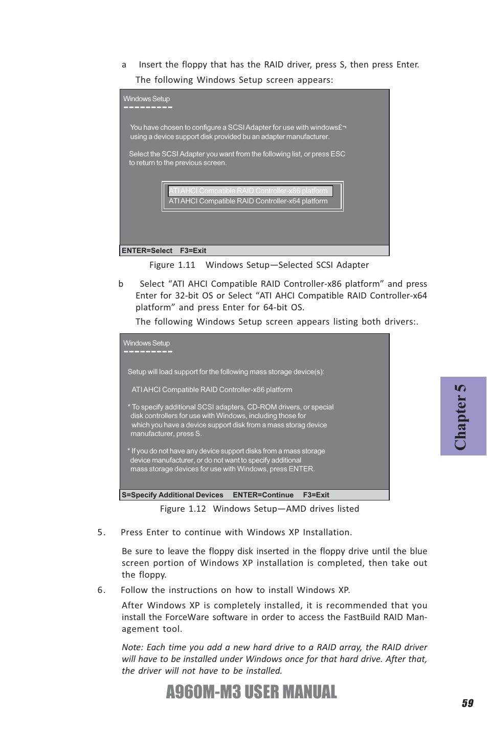 A960m-m3 user manual, Chapter 5 | Elitegroup A960M-M3 (V1.0) User Manual | Page 63 / 68