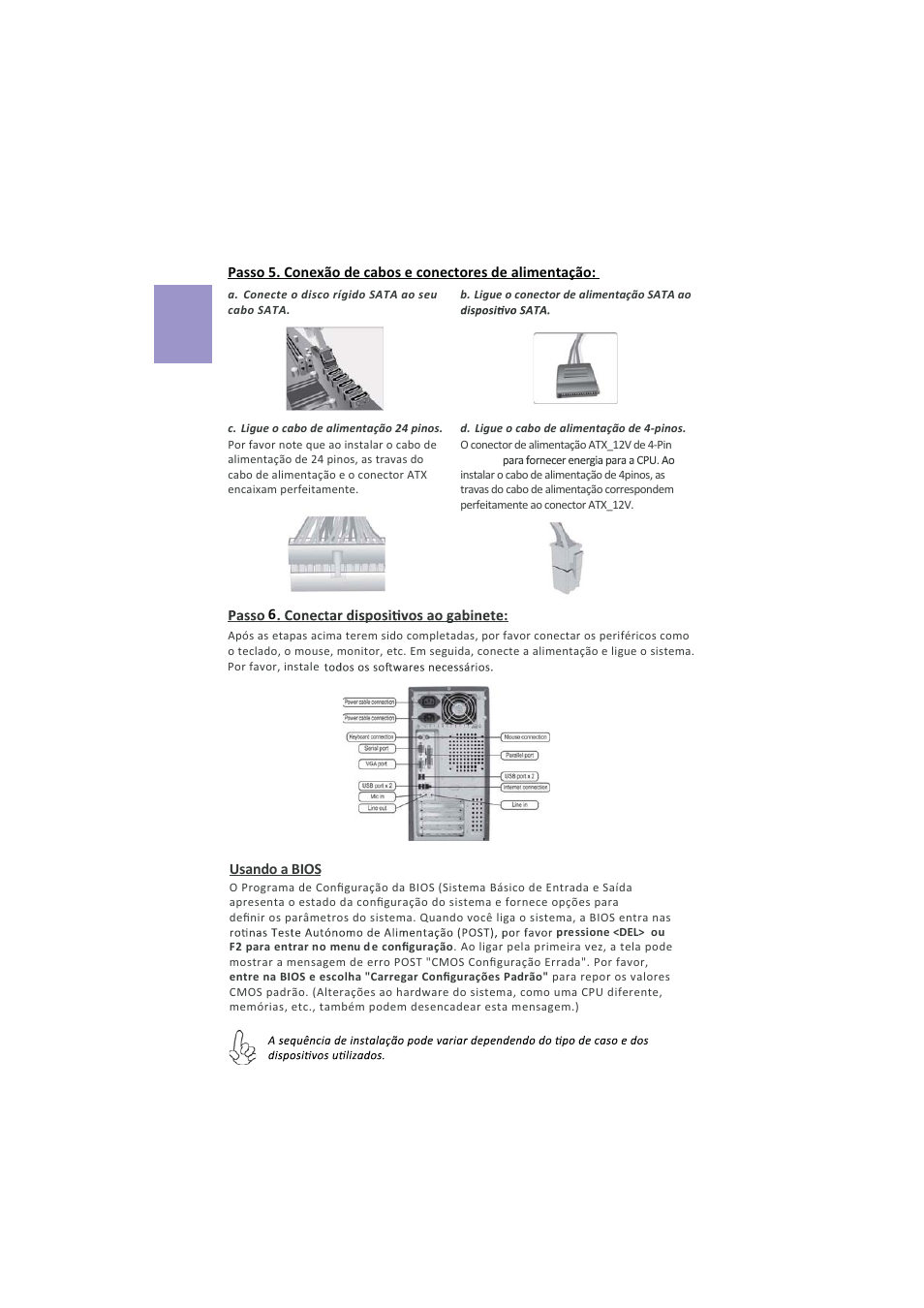 Portuguê s | Elitegroup A960M-M4 (V1.0) User Manual | Page 12 / 30