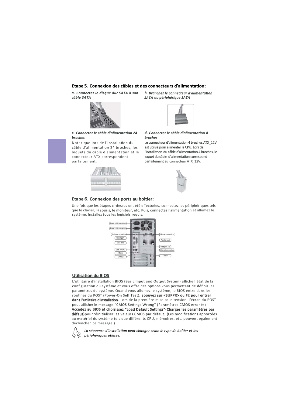 Français | Elitegroup A960M-M4 (V1.0) User Manual | Page 16 / 30