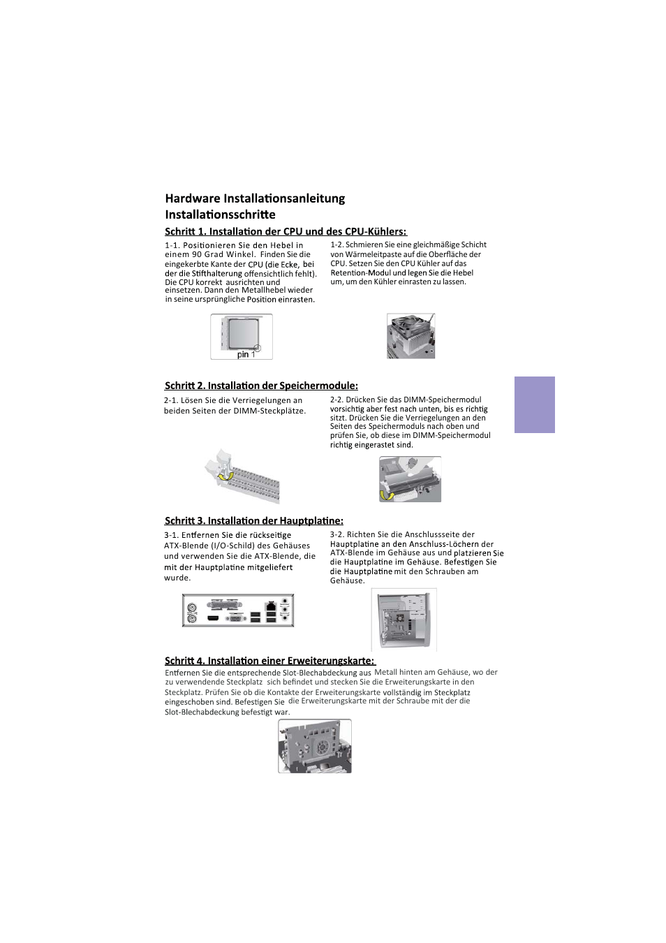 Deutsch | Elitegroup A960M-M4 (V1.0) User Manual | Page 17 / 30
