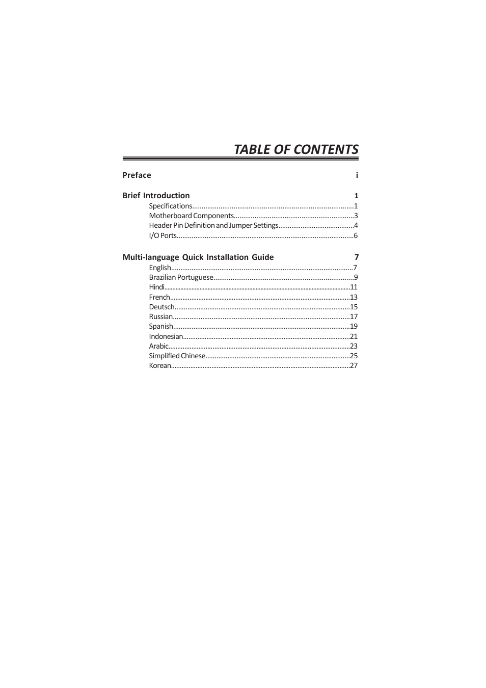 Elitegroup A960M-M4 (V1.0) User Manual | Page 2 / 30