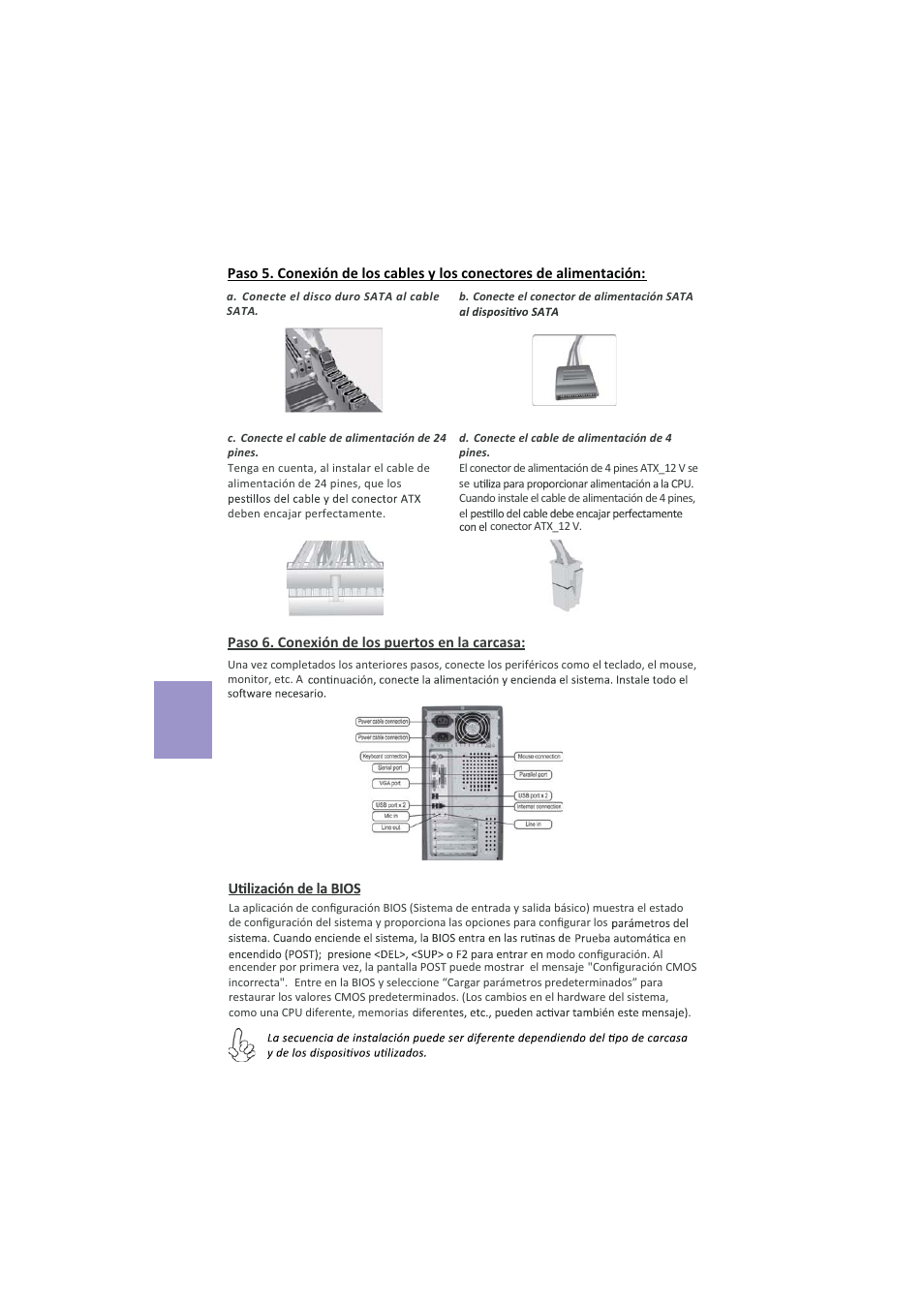 Español | Elitegroup A960M-M4 (V1.0) User Manual | Page 22 / 30