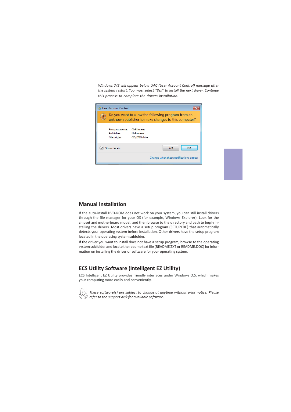 A960m-mv user manual, Chapter 3 | Elitegroup A960M-MV (V1.0A) User Manual | Page 39 / 82