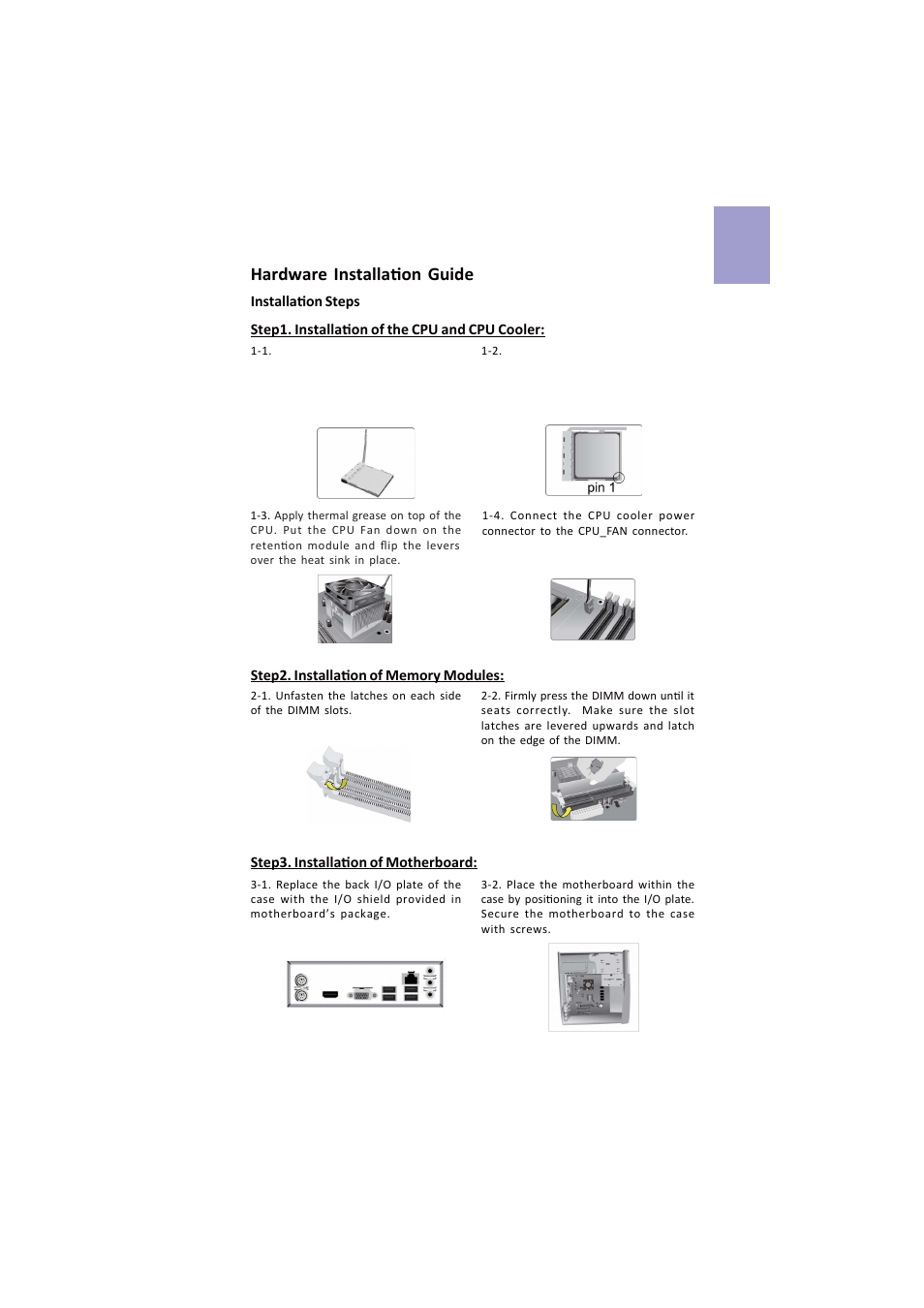 English, Hardware instaůůaɵžn guide | Elitegroup A960M-MV (V1.0A) User Manual | Page 47 / 82