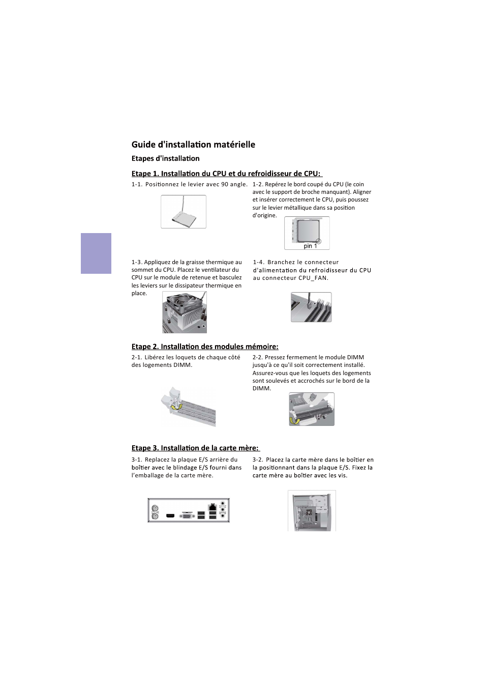 Français | Elitegroup A960M-MV (V1.0A) User Manual | Page 56 / 82