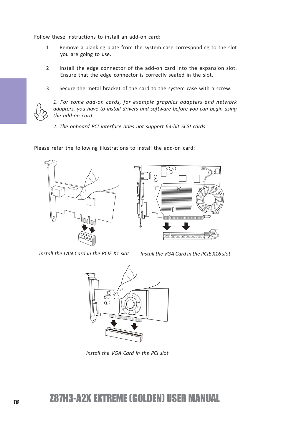 Z87h3-a2x extreme (golden) user manual, Chapter 2 | Elitegroup Z87H3-A2X GOLDEN (V1.0) User Manual | Page 22 / 104