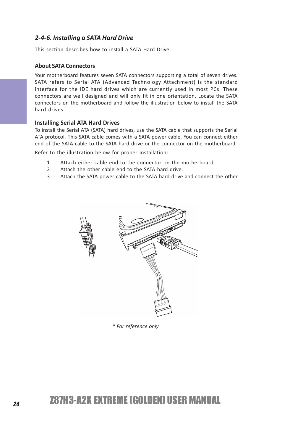 Z87h3-a2x extreme (golden) user manual, Chapter 2 | Elitegroup Z87H3-A2X GOLDEN (V1.0) User Manual | Page 30 / 104