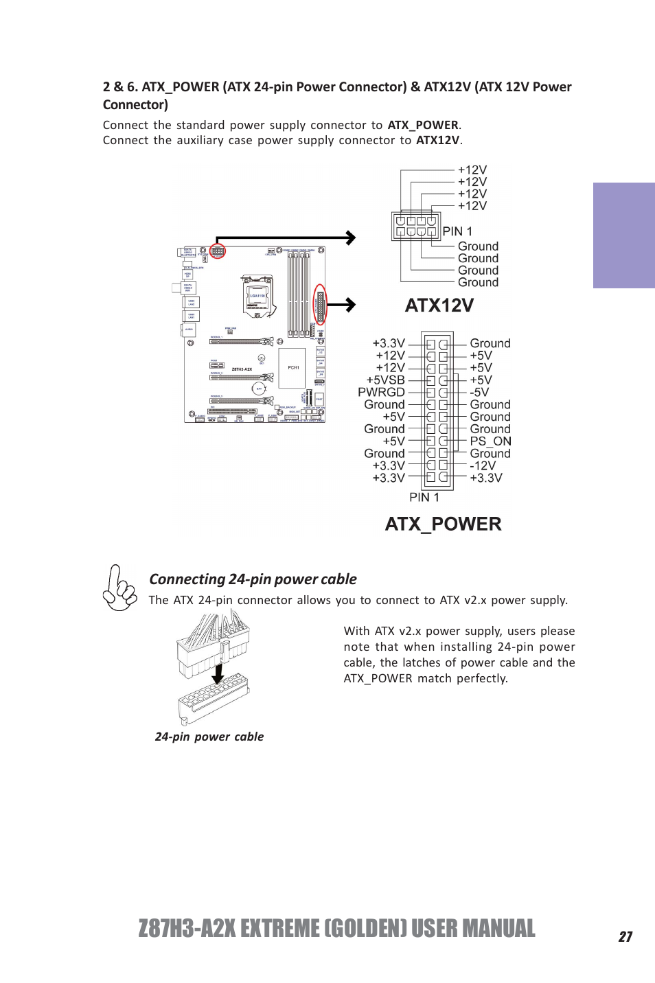 Z87h3-a2x extreme (golden) user manual, Chapter 2 | Elitegroup Z87H3-A2X GOLDEN (V1.0) User Manual | Page 33 / 104