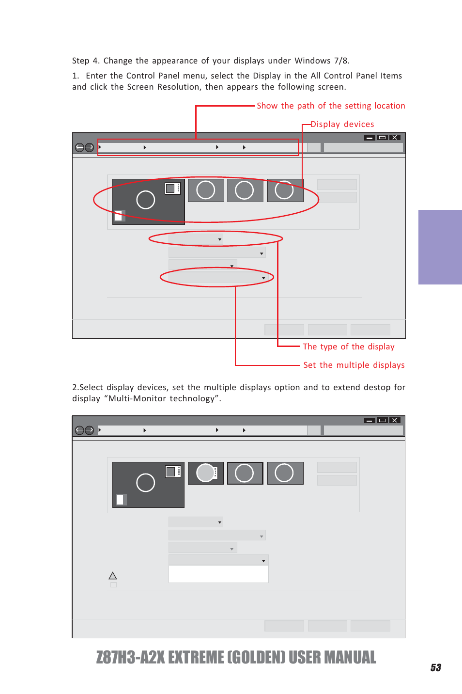 Z87h3-a2x extreme (golden) user manual, Chapter 3 | Elitegroup Z87H3-A2X GOLDEN (V1.0) User Manual | Page 59 / 104