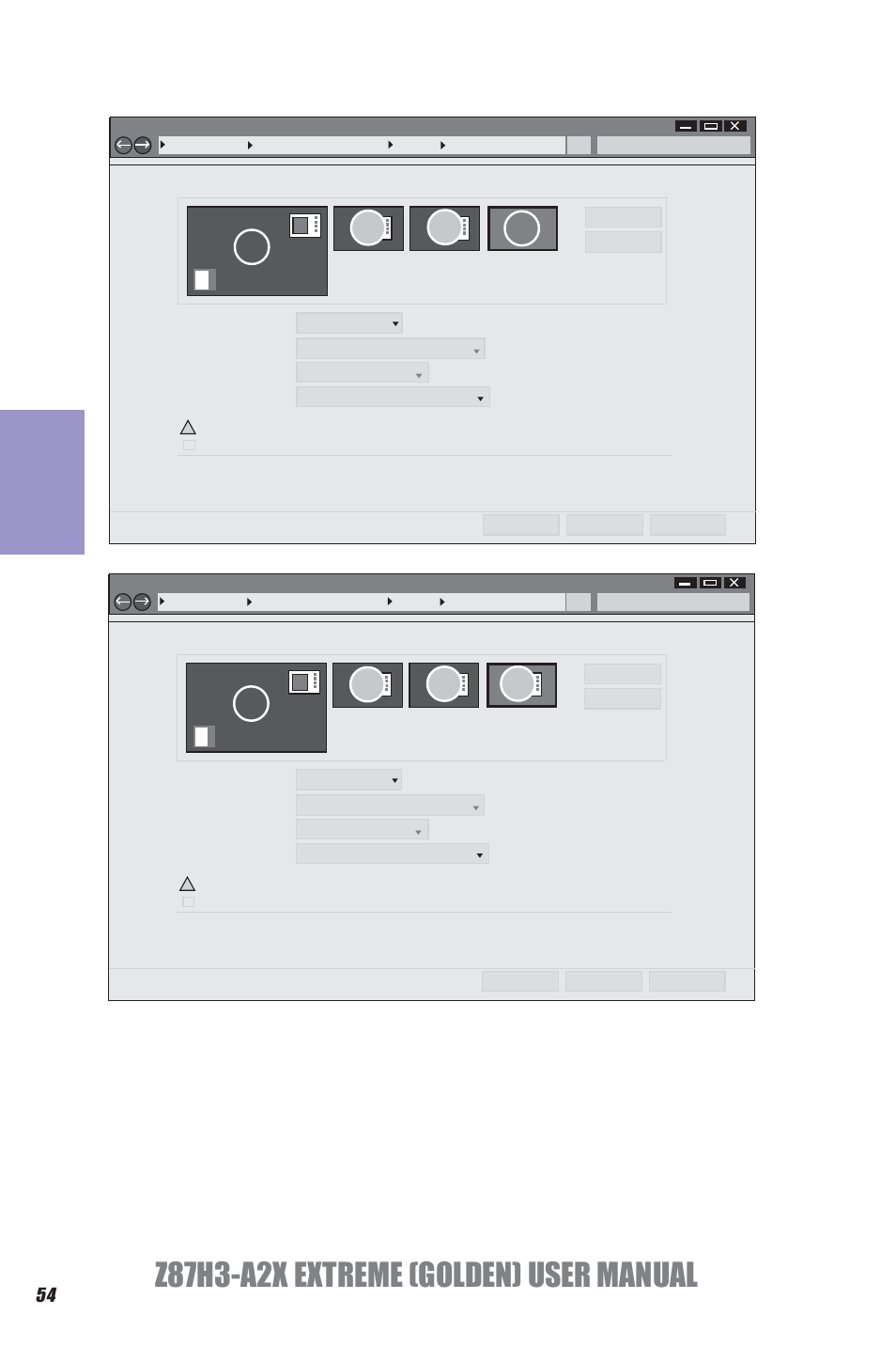 Z87h3-a2x extreme (golden) user manual, Chapter 3 | Elitegroup Z87H3-A2X GOLDEN (V1.0) User Manual | Page 60 / 104