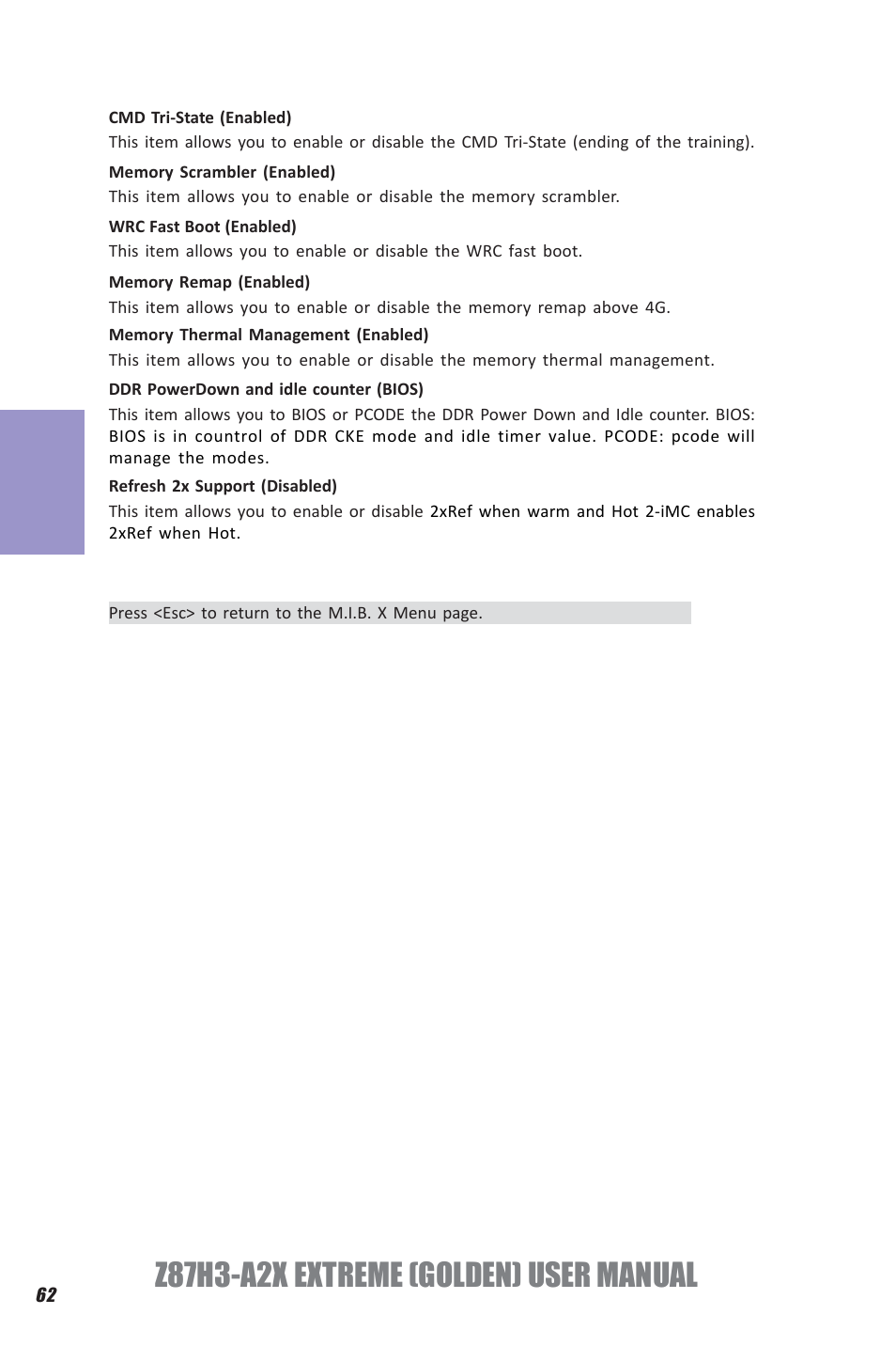Z87h3-a2x extreme (golden) user manual, Chapter 3 | Elitegroup Z87H3-A2X GOLDEN (V1.0) User Manual | Page 68 / 104
