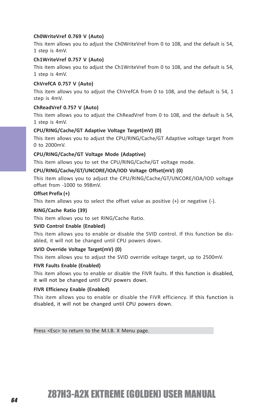 Z87h3-a2x extreme (golden) user manual, Chapter 3 | Elitegroup Z87H3-A2X GOLDEN (V1.0) User Manual | Page 70 / 104