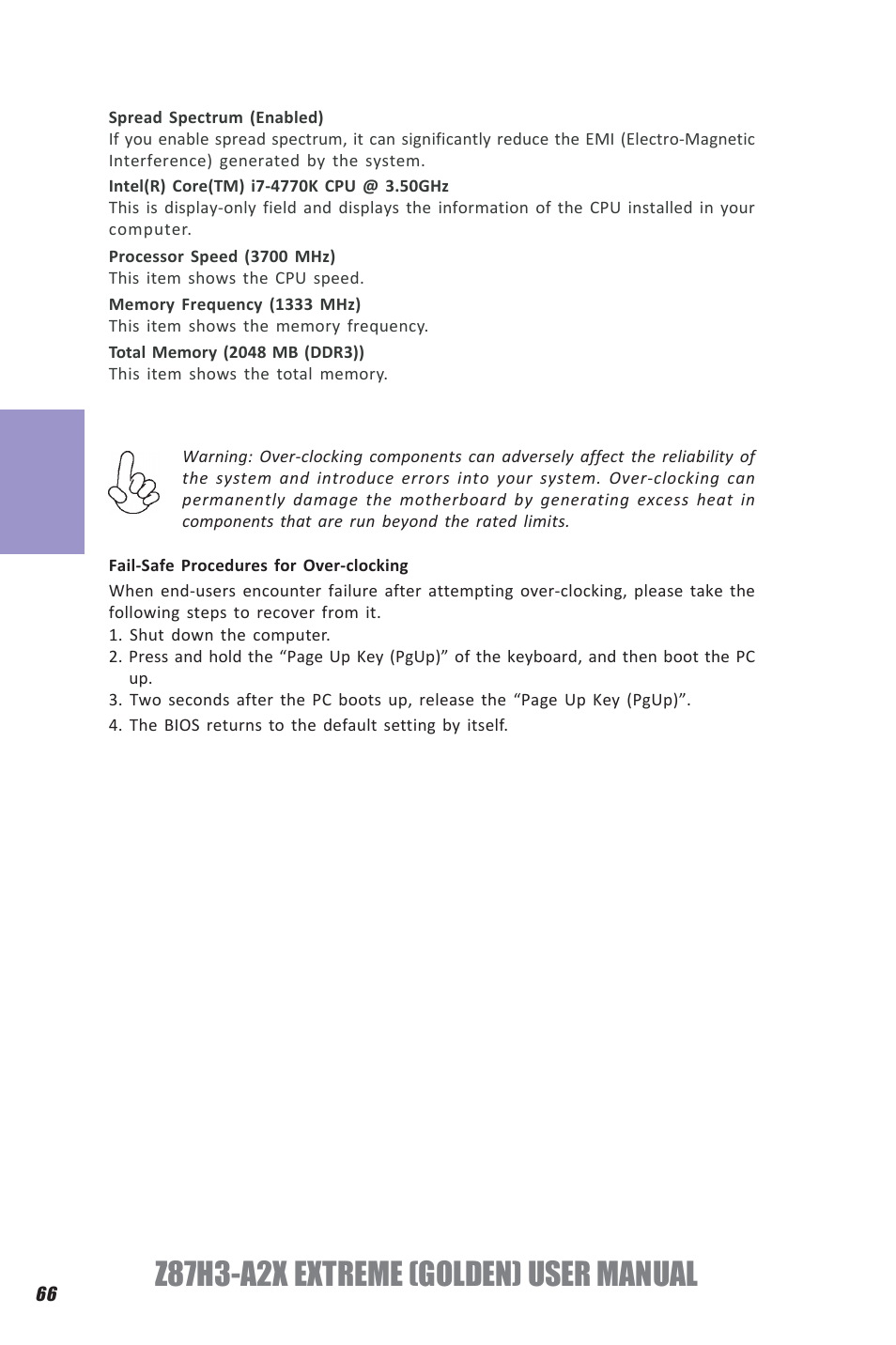 Z87h3-a2x extreme (golden) user manual, Chapter 3 | Elitegroup Z87H3-A2X GOLDEN (V1.0) User Manual | Page 72 / 104