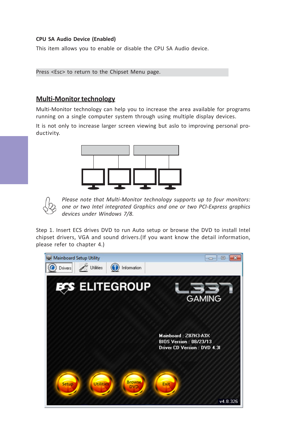 Z87h3-a3x user manual, Chapter 3 | Elitegroup Z87H3-A3X (V1.0) User Manual | Page 54 / 96