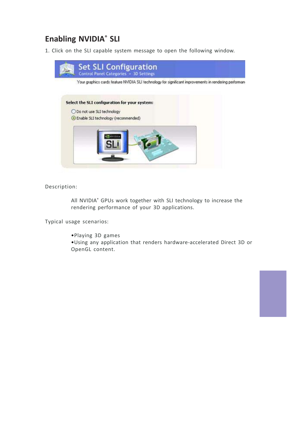 Z87h3-a3x user manual, Chapter 6, Enabling nvidia | Elitegroup Z87H3-A3X (V1.0) User Manual | Page 85 / 96