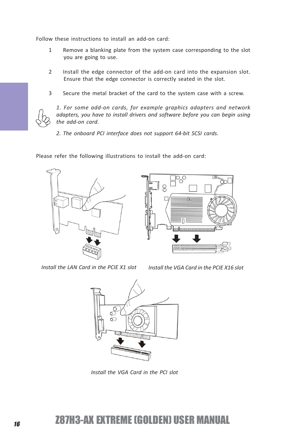 Z87h3-ax extreme (golden) user manual, Chapter 2 | Elitegroup Z87H3-AX GOLDEN (V1.0) User Manual | Page 22 / 104