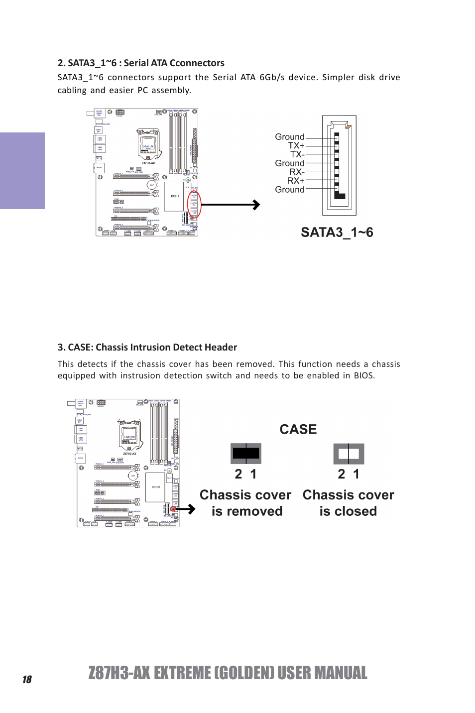 Z87h3-ax extreme (golden) user manual, Chapter 2 | Elitegroup Z87H3-AX GOLDEN (V1.0) User Manual | Page 24 / 104