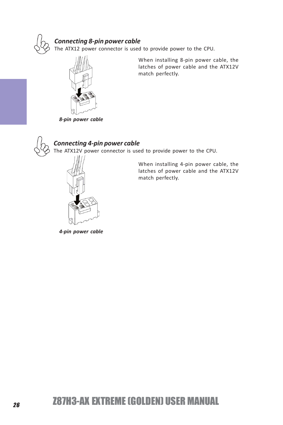 Z87h3-ax extreme (golden) user manual, Chapter 2 | Elitegroup Z87H3-AX GOLDEN (V1.0) User Manual | Page 32 / 104