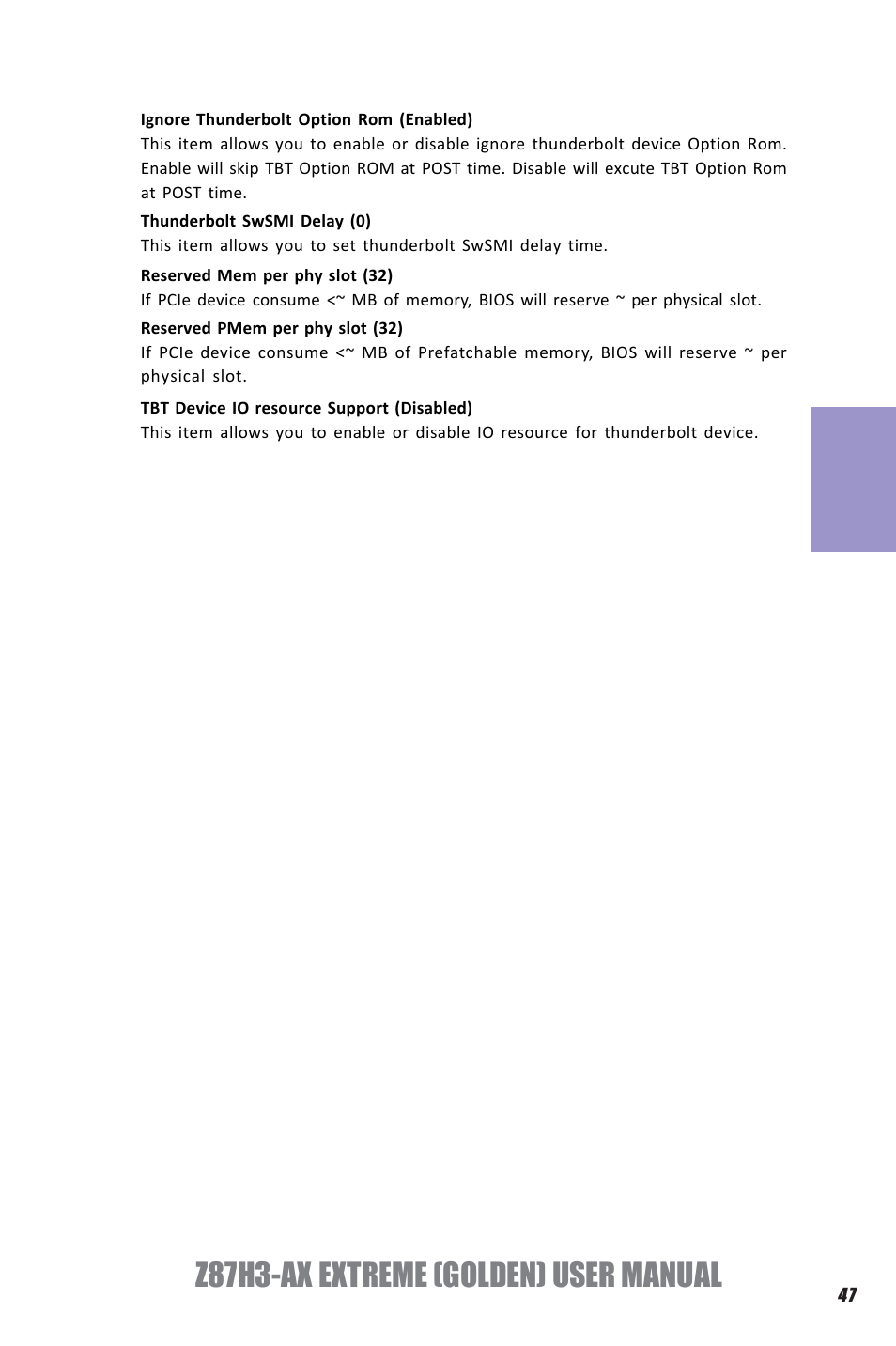 Z87h3-ax extreme (golden) user manual, Chapter 3 | Elitegroup Z87H3-AX GOLDEN (V1.0) User Manual | Page 53 / 104