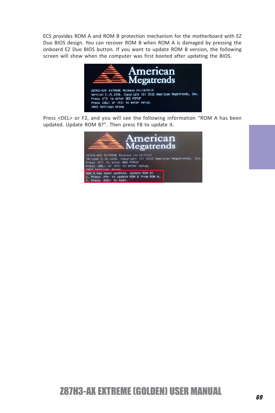 Z87h3-ax extreme (golden) user manual, Chapter 3 | Elitegroup Z87H3-AX GOLDEN (V1.0) User Manual | Page 75 / 104