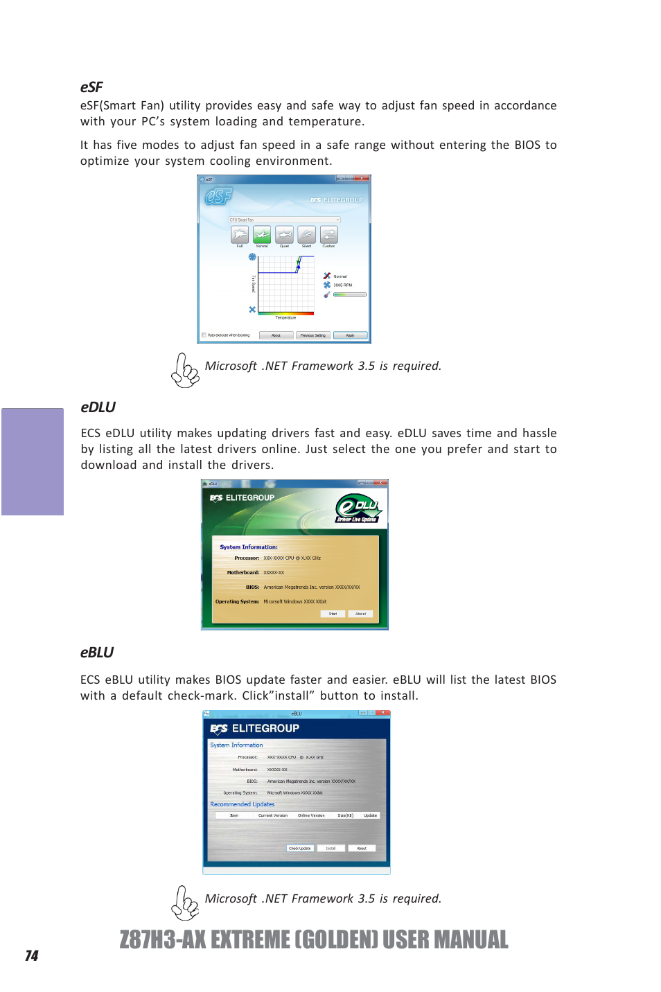 Z87h3-ax extreme (golden) user manual, Chapter 4 | Elitegroup Z87H3-AX GOLDEN (V1.0) User Manual | Page 80 / 104