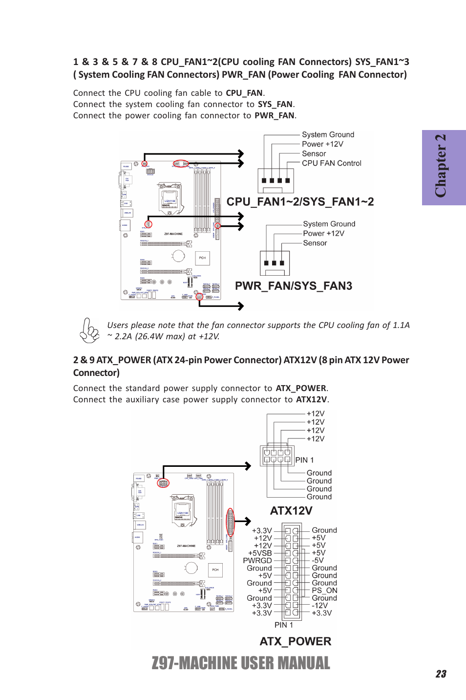 Z97-machine user manual, Chapter 2 | Elitegroup Z97-MACHINE (V1.0) User Manual | Page 29 / 90