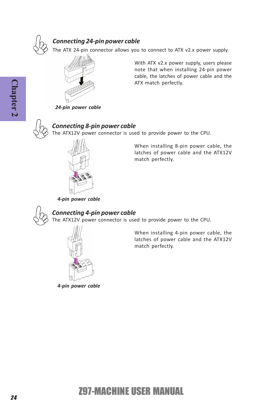 Z97-machine user manual, Chapter 2 | Elitegroup Z97-MACHINE (V1.0) User Manual | Page 30 / 90