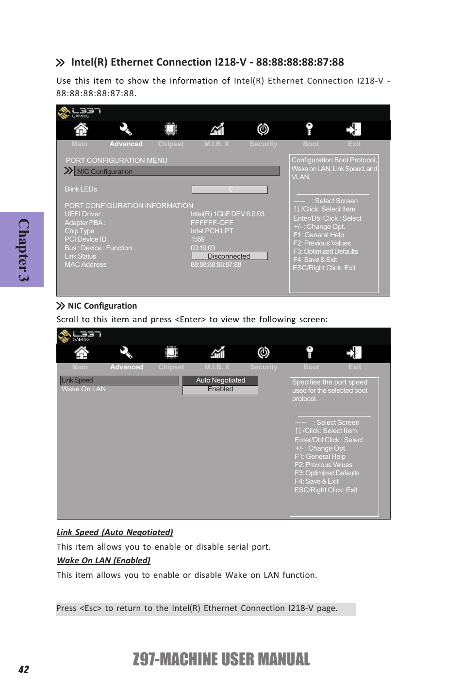 Z97-machine user manual, Chapter 3 | Elitegroup Z97-MACHINE (V1.0) User Manual | Page 48 / 90