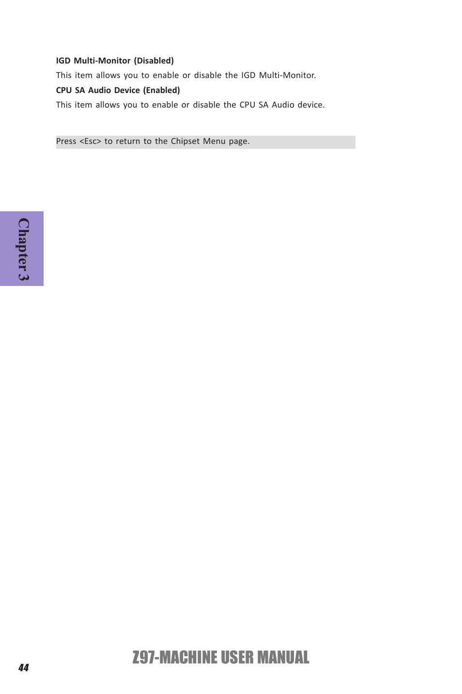 Z97-machine user manual, Chapter 3 | Elitegroup Z97-MACHINE (V1.0) User Manual | Page 50 / 90