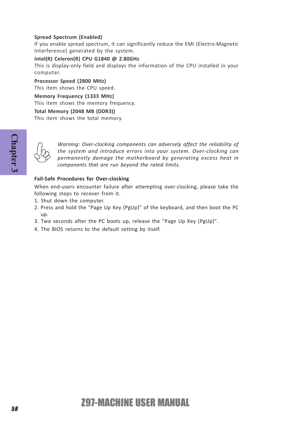 Z97-machine user manual, Chapter 3 | Elitegroup Z97-MACHINE (V1.0) User Manual | Page 64 / 90