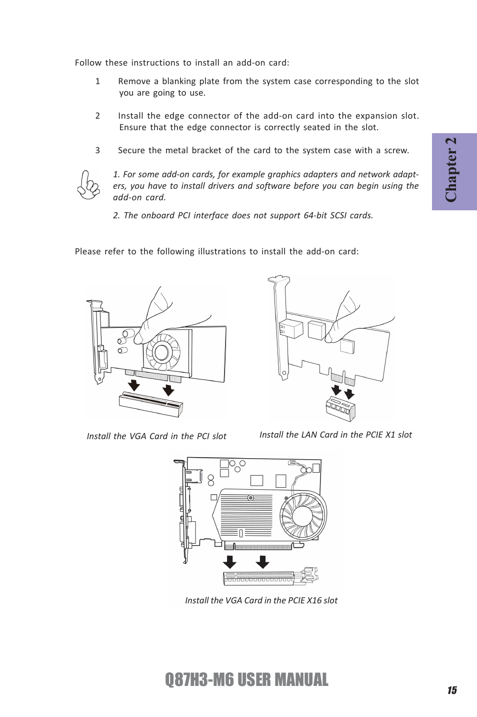 Q87h3-m6 user manual, Chapter 2 | Elitegroup Q87H3-M6 (V1.0) User Manual | Page 19 / 60