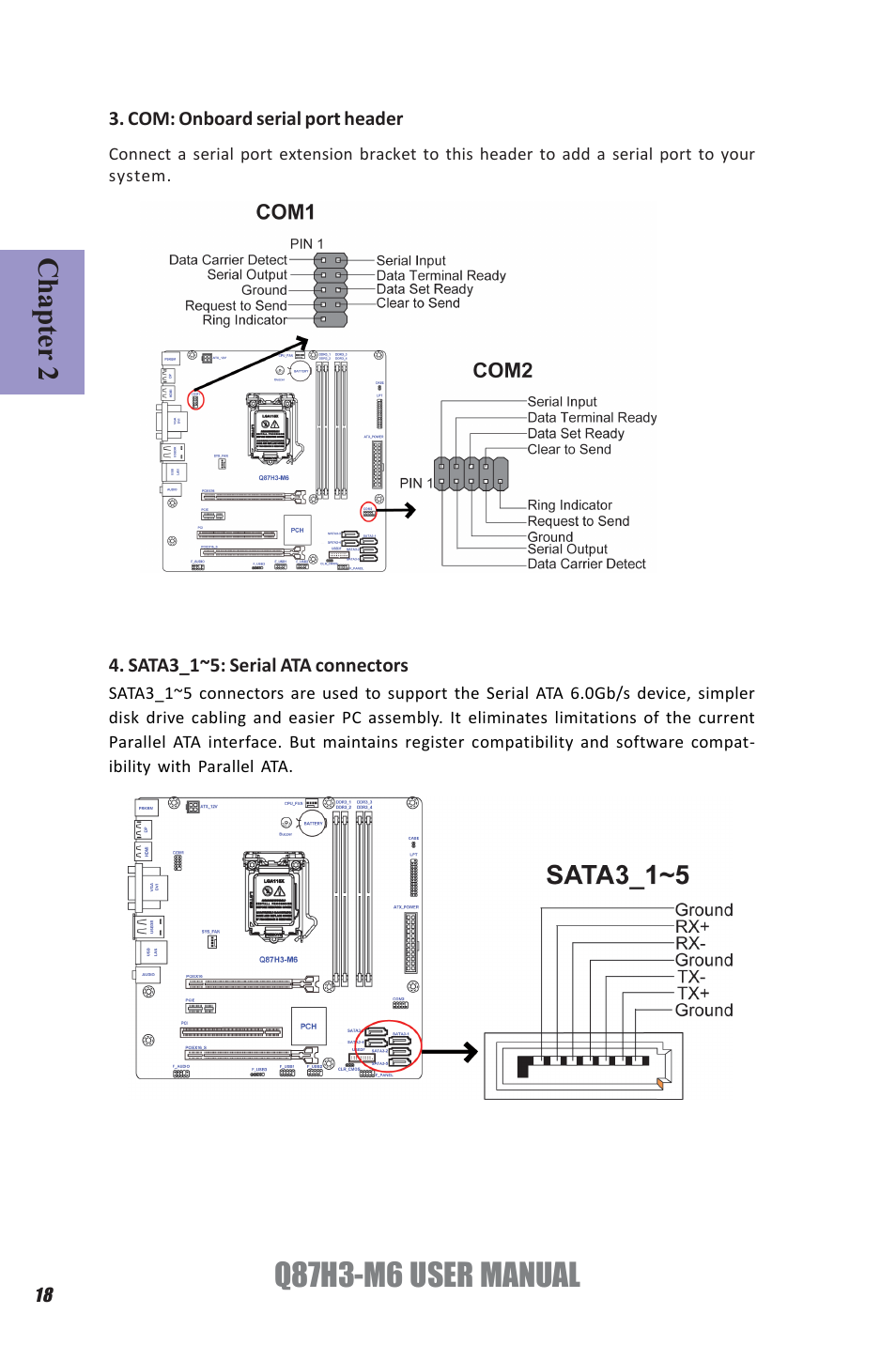 Q87h3-m6 user manual, Chapter 2 | Elitegroup Q87H3-M6 (V1.0) User Manual | Page 22 / 60