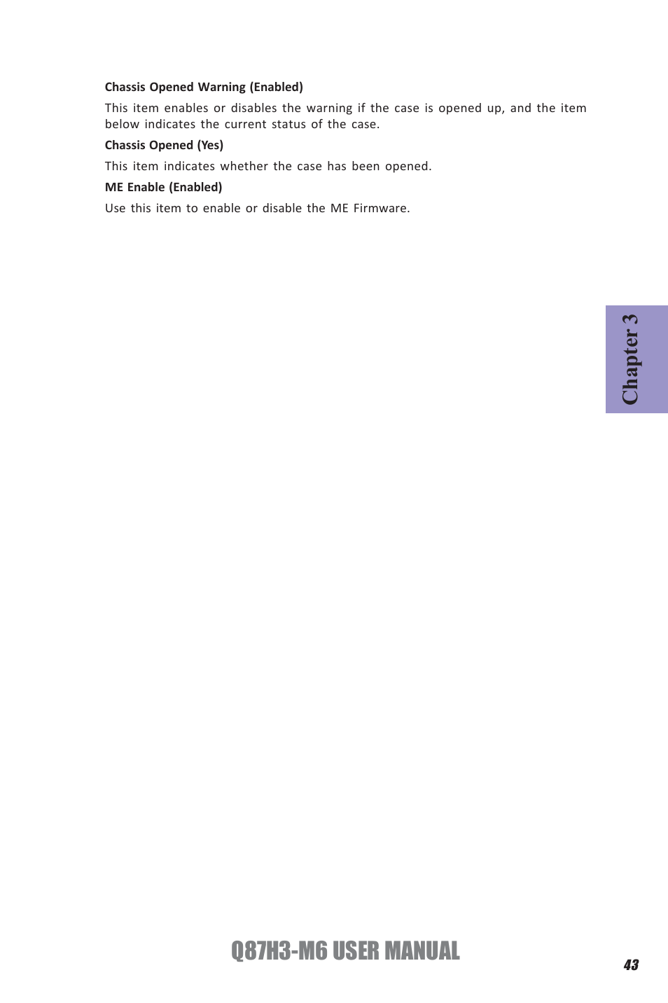 Q87h3-m6 user manual, Chapter 3 | Elitegroup Q87H3-M6 (V1.0) User Manual | Page 47 / 60