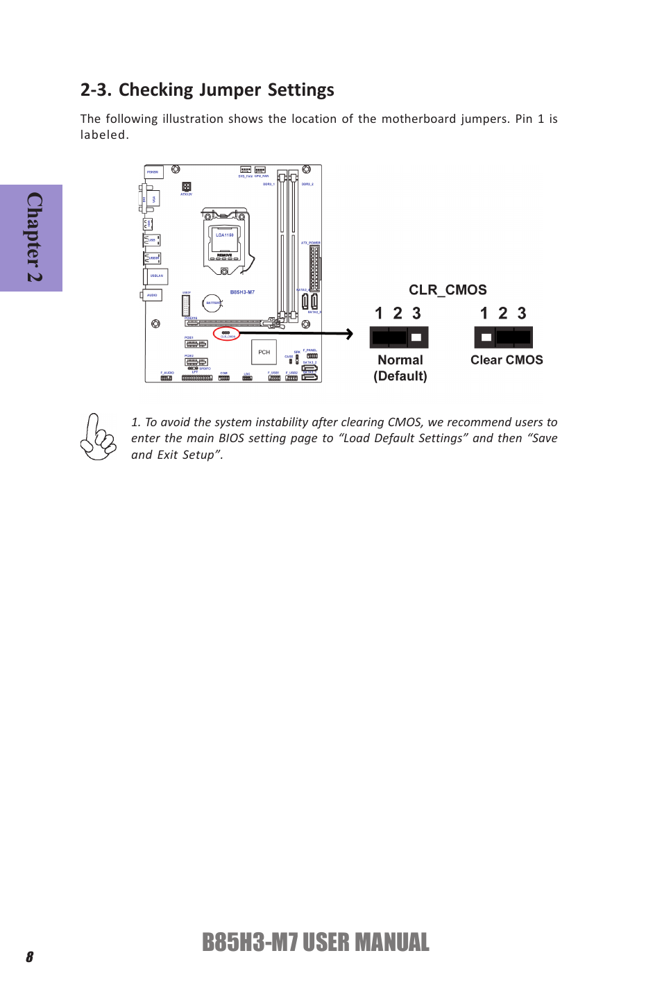 B85h3-m7 user manual, Chapter 2 | Elitegroup B85H3-M7 (V1.0) User Manual | Page 12 / 74