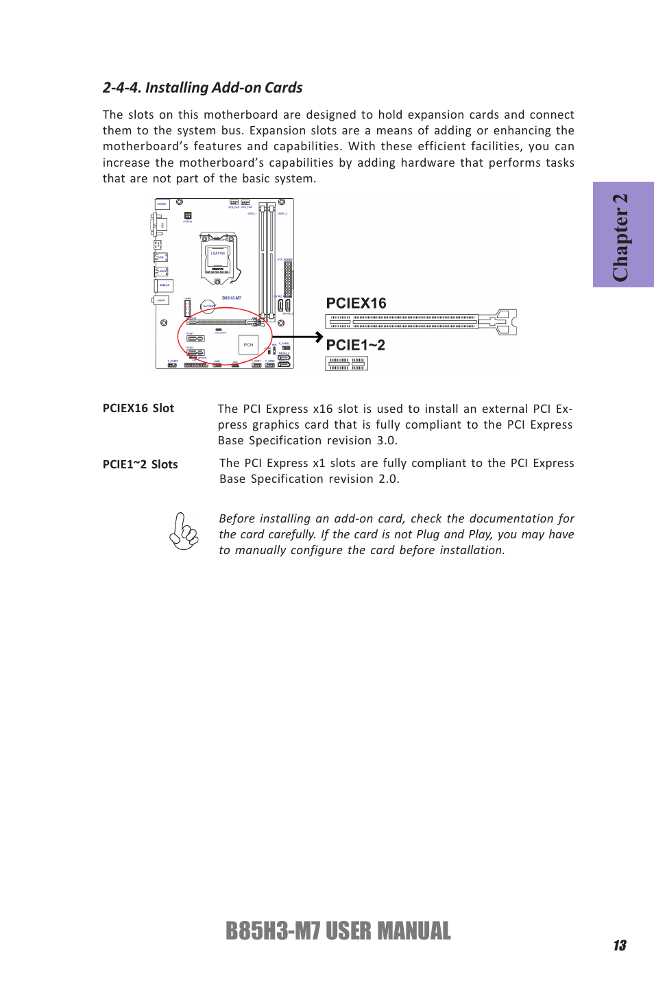 B85h3-m7 user manual, Chapter 2 | Elitegroup B85H3-M7 (V1.0) User Manual | Page 17 / 74
