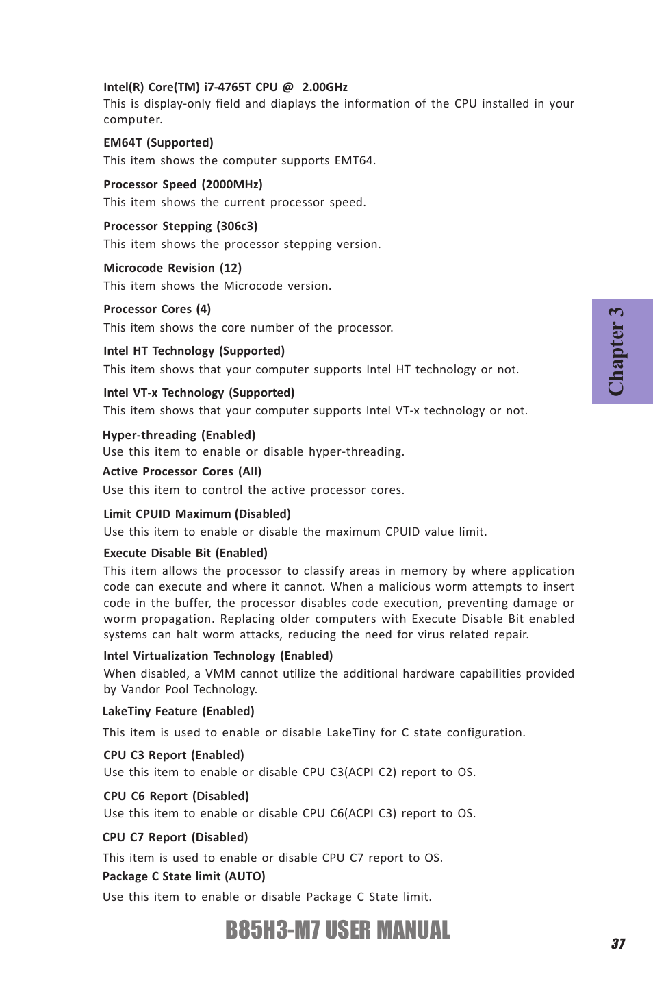 B85h3-m7 user manual, Chapter 3 | Elitegroup B85H3-M7 (V1.0) User Manual | Page 41 / 74