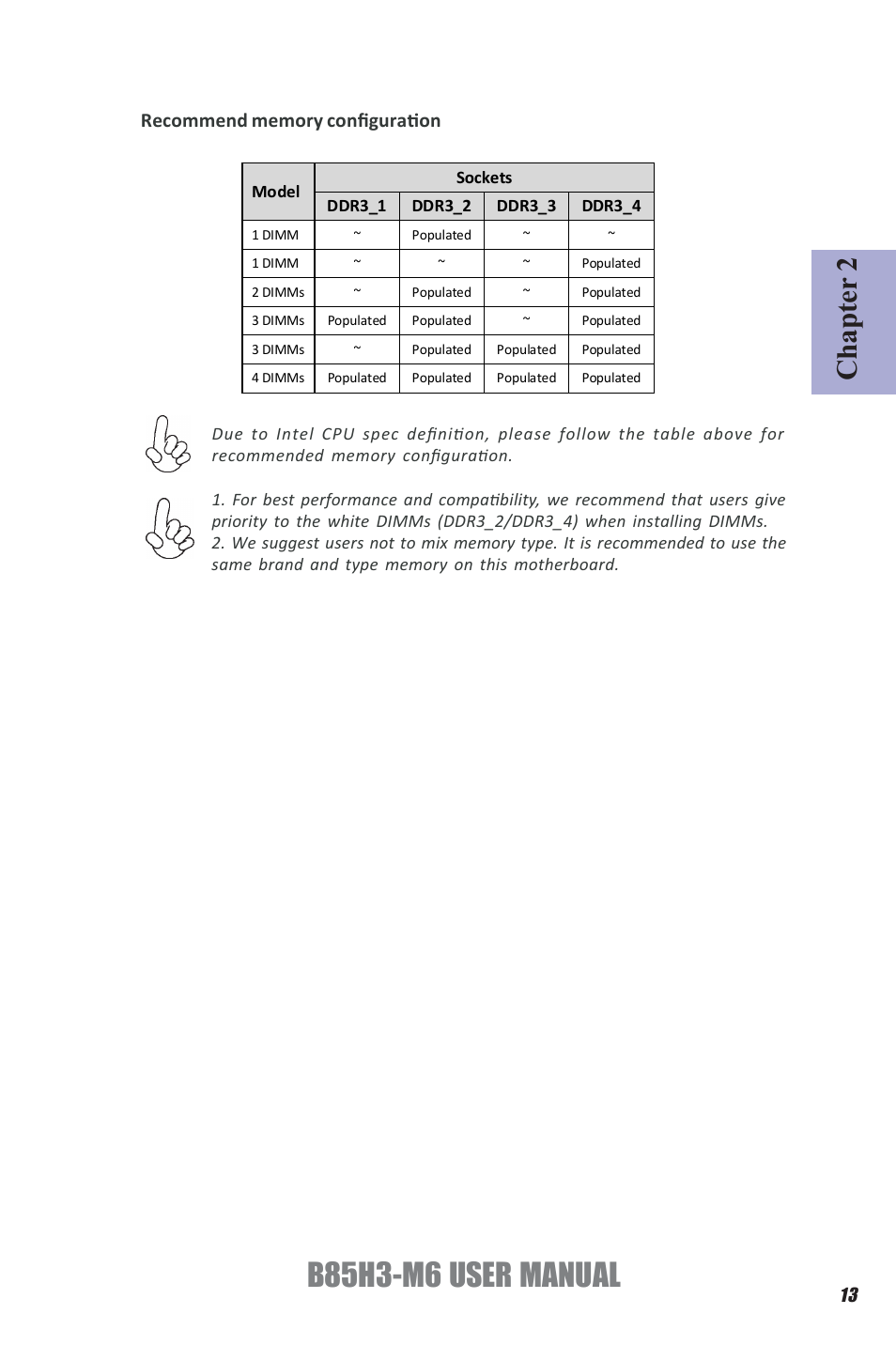 B85h3-m6 user manual, Chapter 2 | Elitegroup B85H3-M6 (V1.0) User Manual | Page 17 / 52