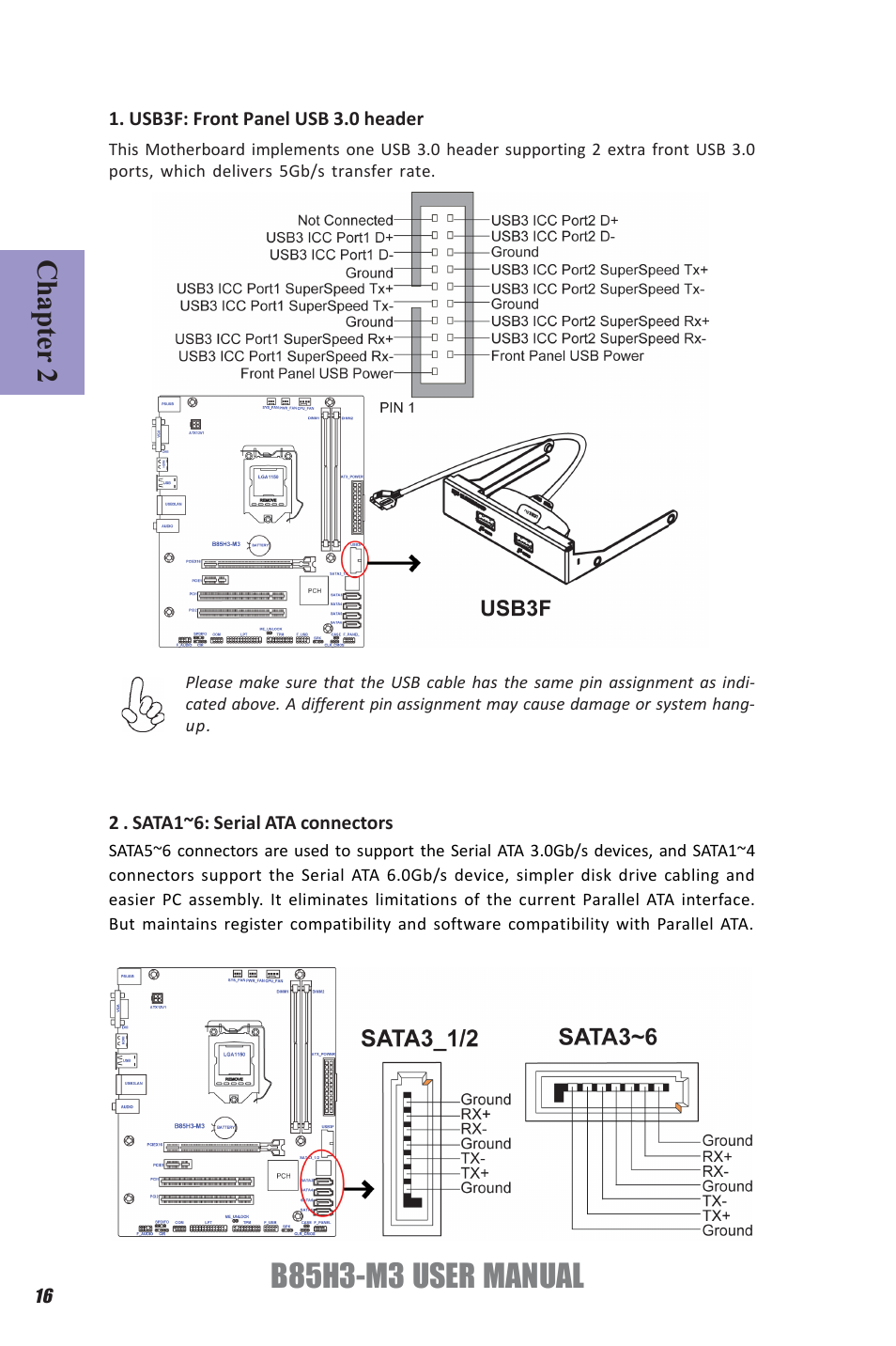B85h3-m3 user manual, Chapter 2 | Elitegroup B85H3-M3 (V1.0) User Manual | Page 20 / 78
