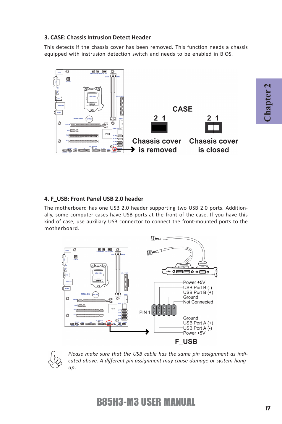 B85h3-m3 user manual, Chapter 2 | Elitegroup B85H3-M3 (V1.0) User Manual | Page 21 / 78
