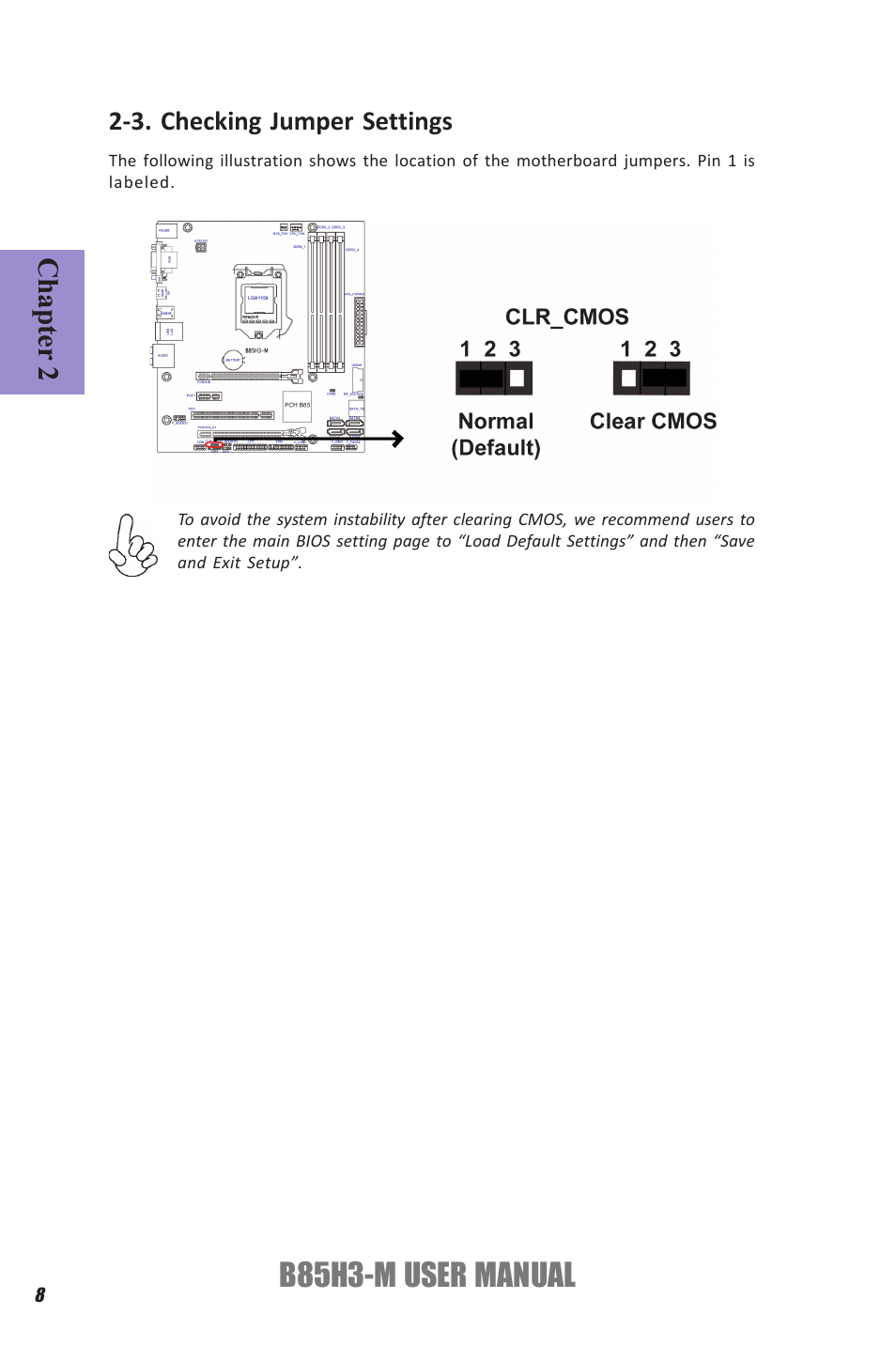 B85h3-m user manual, Chapter 2 | Elitegroup B85H3-M (V1.0) User Manual | Page 12 / 82