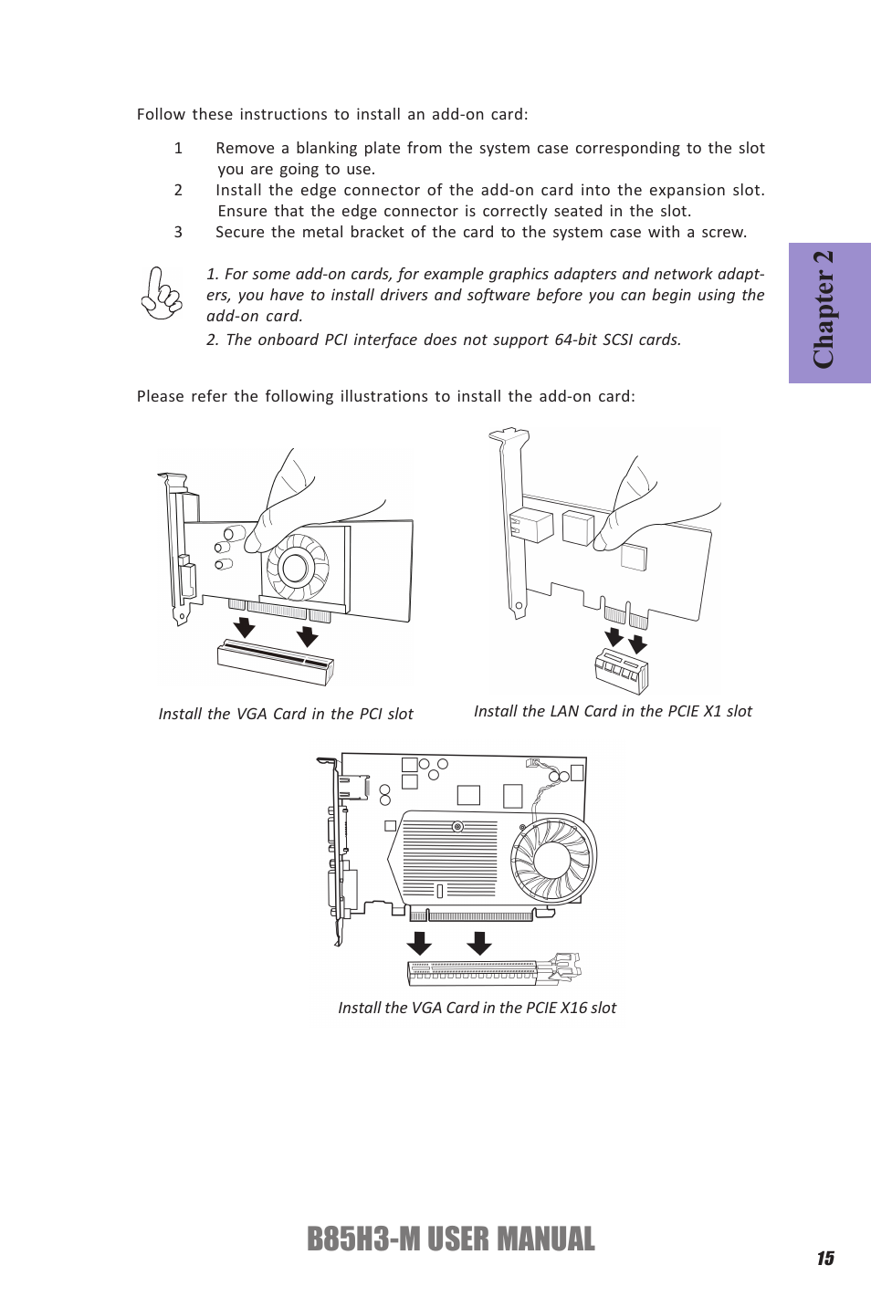 B85h3-m user manual, Chapter 2 | Elitegroup B85H3-M (V1.0) User Manual | Page 19 / 82