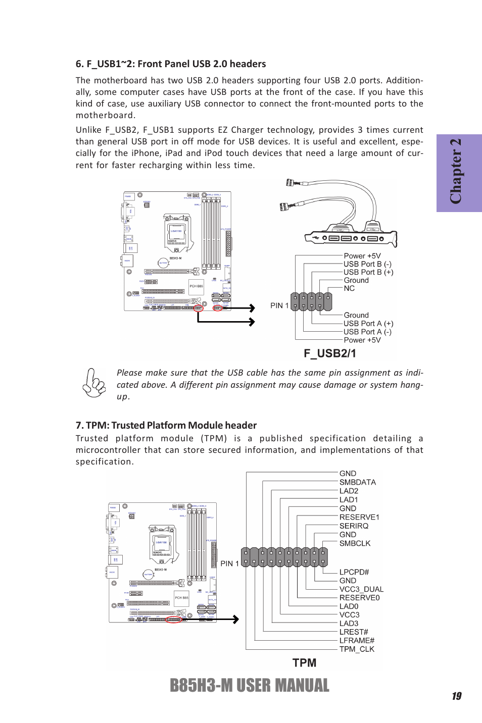 B85h3-m user manual, Chapter 2 | Elitegroup B85H3-M (V1.0) User Manual | Page 23 / 82