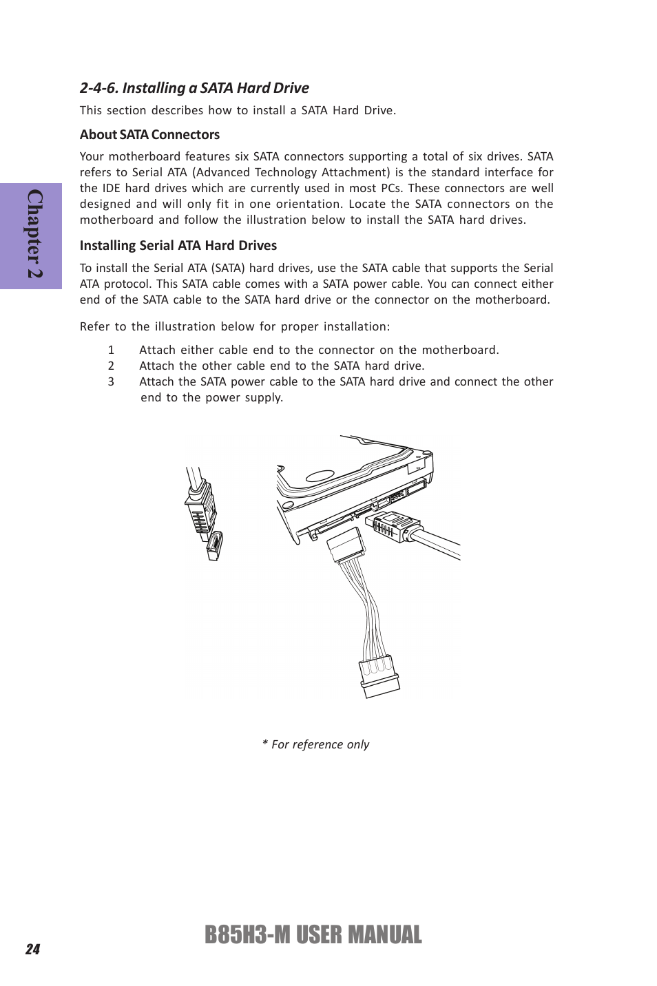 B85h3-m user manual, Chapter 2 | Elitegroup B85H3-M (V1.0) User Manual | Page 28 / 82