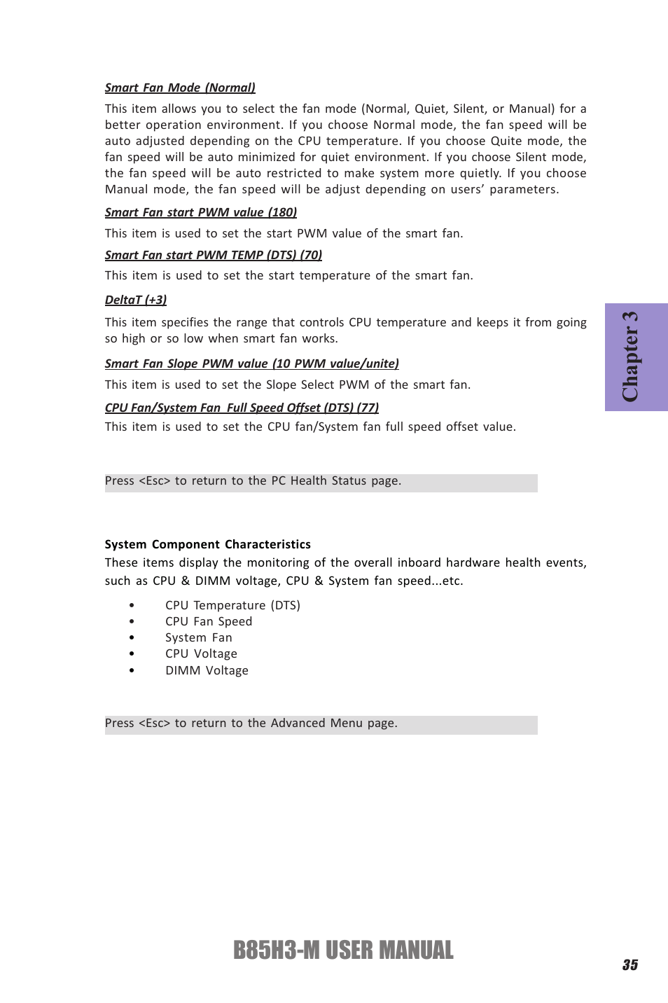 B85h3-m user manual, Chapter 3 | Elitegroup B85H3-M (V1.0) User Manual | Page 39 / 82