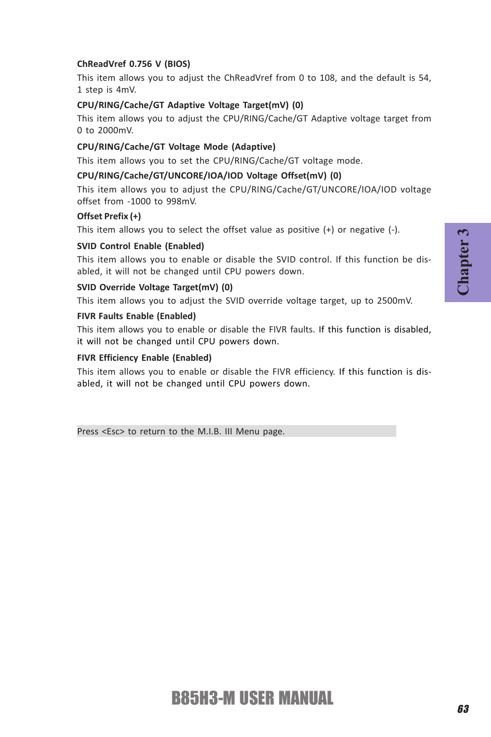 B85h3-m user manual, Chapter 3 | Elitegroup B85H3-M (V1.0) User Manual | Page 67 / 82