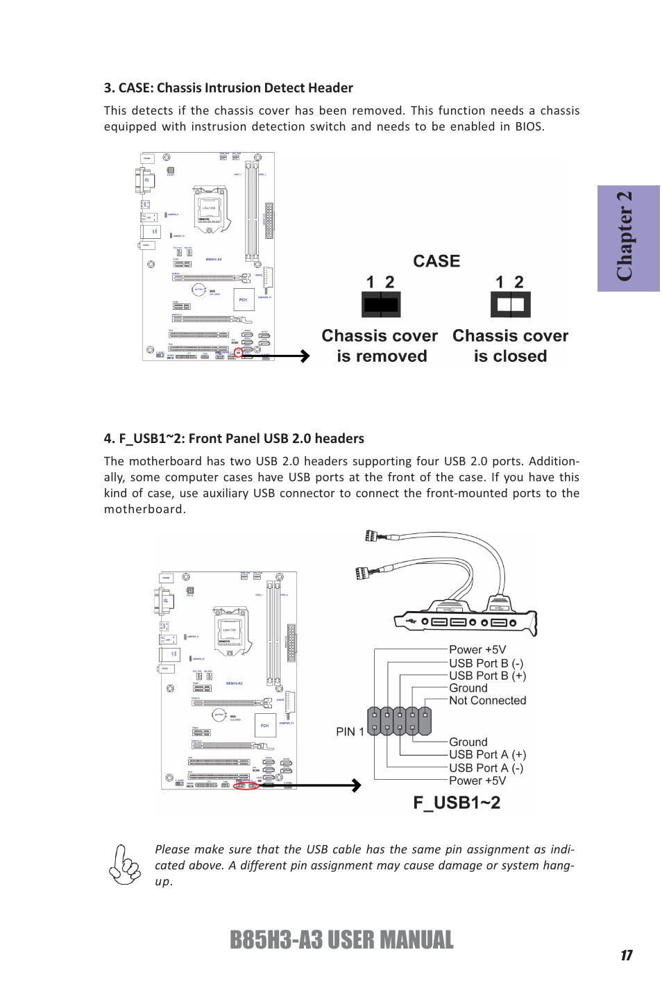 B85h3-a3 user manual, Chapter 2 | Elitegroup B85H3-A3 (V1.0) User Manual | Page 21 / 80