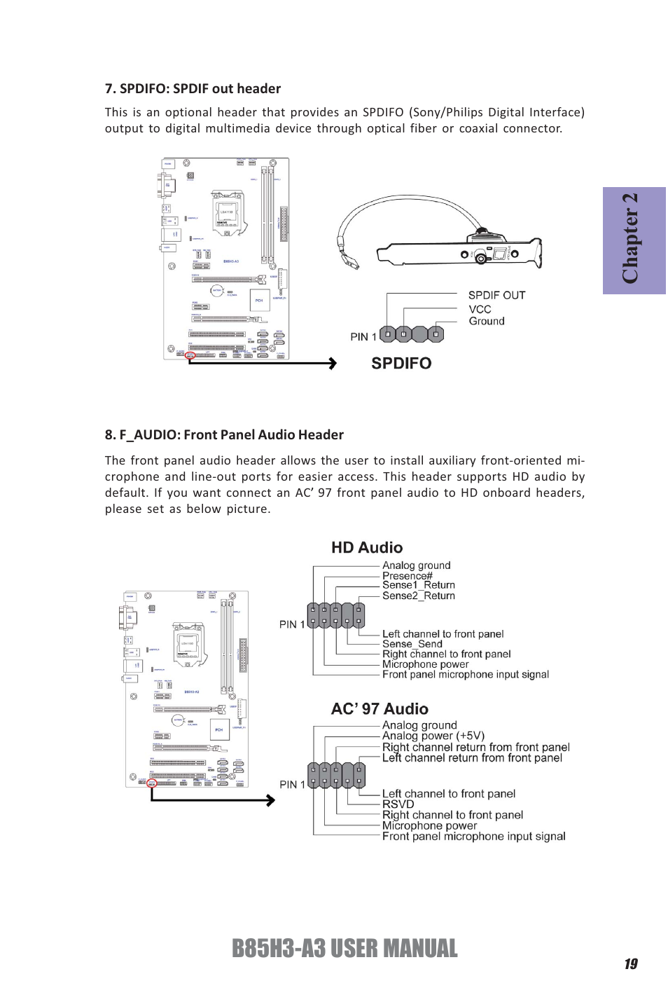 B85h3-a3 user manual, Chapter 2 | Elitegroup B85H3-A3 (V1.0) User Manual | Page 23 / 80