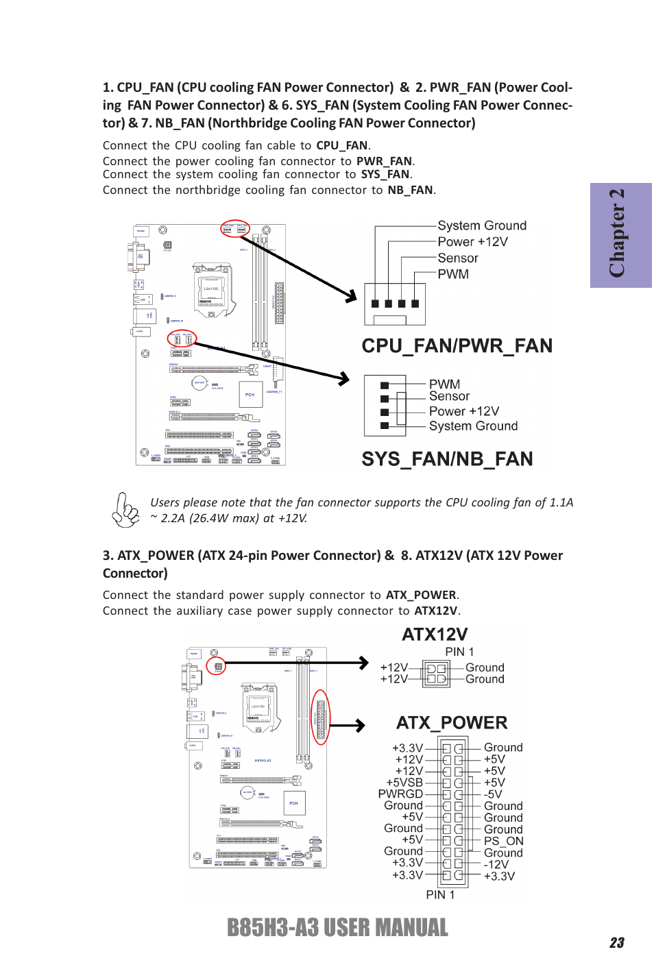 B85h3-a3 user manual, Chapter 2 | Elitegroup B85H3-A3 (V1.0) User Manual | Page 27 / 80