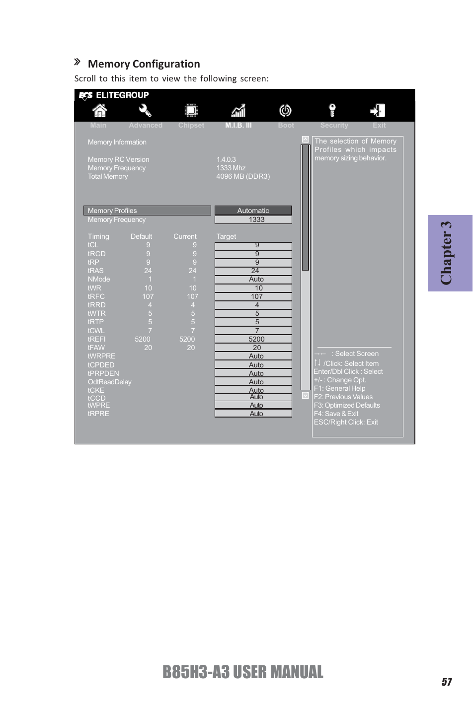 B85h3-a3 user manual, Chapter 3, Scroll to this item to view the following screen | Elitegroup B85H3-A3 (V1.0) User Manual | Page 61 / 80