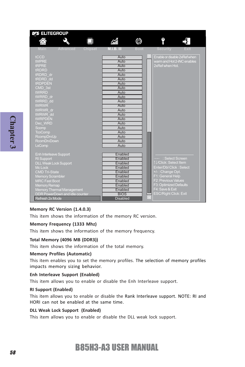 B85h3-a3 user manual, Chapter 3 | Elitegroup B85H3-A3 (V1.0) User Manual | Page 62 / 80